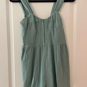 Green Sleeveless skort